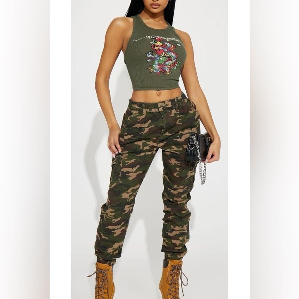 Camo Slim fit Joggers with Cargo pockets ^^NEW^^